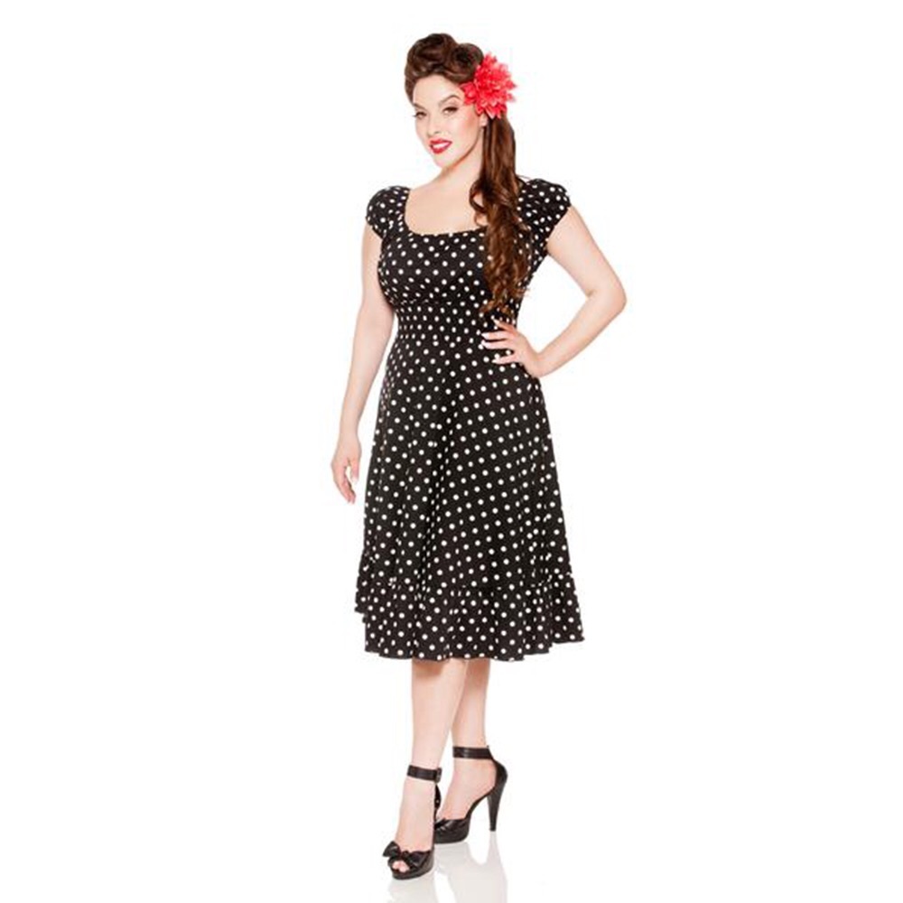 ❌SOLD OUT❌🌺K&H 1940's Polka Dot Dress 5 Colors - Picture 5 of 8